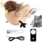 OneNine Interaktives Katzenspielzeug Vogel, Echte Flattern und Zwitschern wie EIN Vogel, Plüschspielzeug mit Katzenminze, Wiederaufladbar, Vogelspielzeug für Katzen mit Fernbedienung