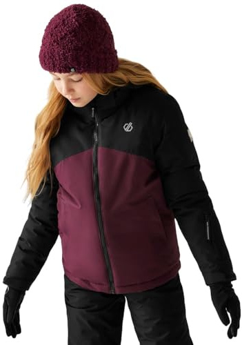 Dare2b Chaqueta de esquí Impose V para niños, impermeable, transpirable y acolchada para snowboard