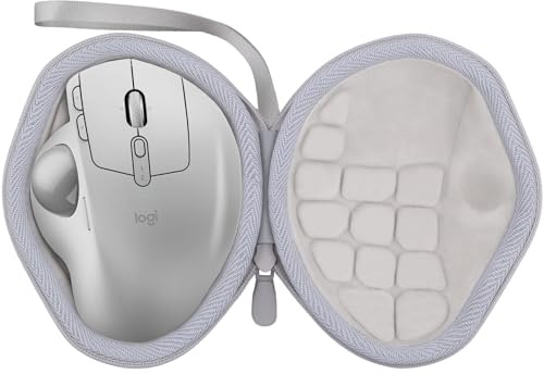 co2CREA Hart Reise Tasche für Logitech MX Ergo/S/Plus/ M575 /M575S /M501 Wireless Kabellose Ergonomische Trackball Maus