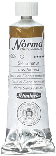 Schmincke – Norma® Professional - feinste Künstler-Ölfarben, Siena natur - 35 ml