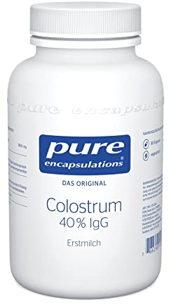 Pure Encapsulations - Colostrum 40% IgG - Erstmilch - Voller wertvoller Inhaltsstoffe- 90 Kapseln