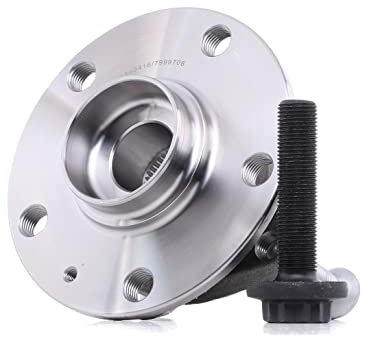 RIDEX Kit de roulement de roue 654W0053 Essieu avant Essieu arrière Diamètre extérieur: 80mm avec bague magnétique intégré avec vis/boulons