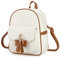 ECOSUSI Damen Rucksack Klein Soft Pu Leder Rucksäcke Schultaschen Wasserdichte Damenrucksäcke Kleine (Mehrfarbig)