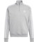 adidas Herren Essentials Fleece 3-Stripes 1/4-Zip Sweatshirt, medium Grey Heather, XL