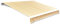 Yolola Ersatz-Markisenstoff Markisetuch Markisenbespannung Markisenstoff Zeltstoffe Sonnenschutz Ersatzstoffe Terrassensonnenschutz Markisenstoffe Gelb und weiß 300 x 250 cm
