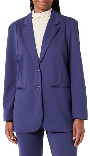 ICHI Ihkate SUS Oversized Bl Blazer Casual da Lavoro, 193925/Patriot Blue, XL Donna