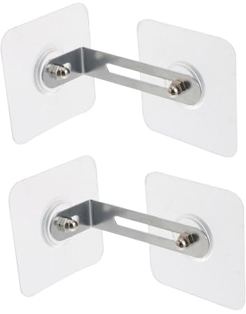 iplusmile 2juegos Dispositivo Antivuelco De Seguridad Para Muebles Sin Perforaciones De Anclajes Anticaída Para Armarios y Uso El Hogar