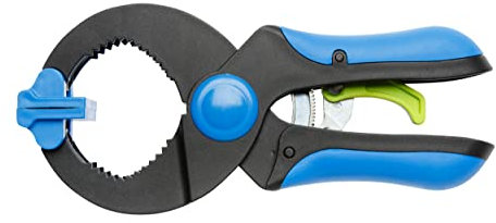 Högert Technik - Serre-joint à cliquet 200 mm - Serre-joint avec blocage à cliquet - Pour la maison, le jardin, la voiture - Serrage doux et agréable - Serrage puissant