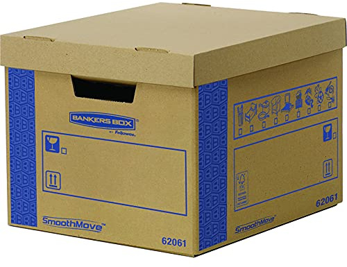 Bankers Box - Scatola in cartone per trasloco, piegatura rapida