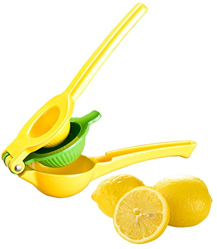 Rosenstein & Söhne Presse-citron manuel en métal - Ø 6 cm avec adaptateur 7,5 cm