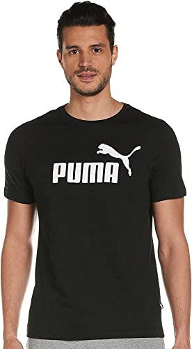 PUMA Herren Ess logo te T shirt, Puma Black, XXL EU