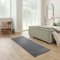 Carpet Studio Maine Teppich Läufer Anthrazit, Läufer Flur 57x150cm, Kurzflor Teppiche, Küchenläufer, Wohnzimmerteppich, Bettvorleger Schlafzimmer