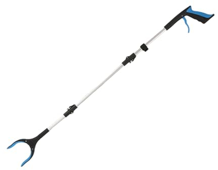 Raypontia Strumento di presa flessibile, strumento di raccolta Reacher Grabber,Raccoglitore di rifiuti pieghevole | Raccoglitore di rifiuti con braccio con impugnatura resistente, strumento di