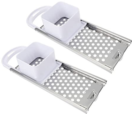 CIYODO 2pièces Grattoir Pâte Inox Outil Manuel Pour Découpe Pâte Fabrication Rapide De Gnocchis Et Nouilles Adapté Usage Familial Et Professionnel