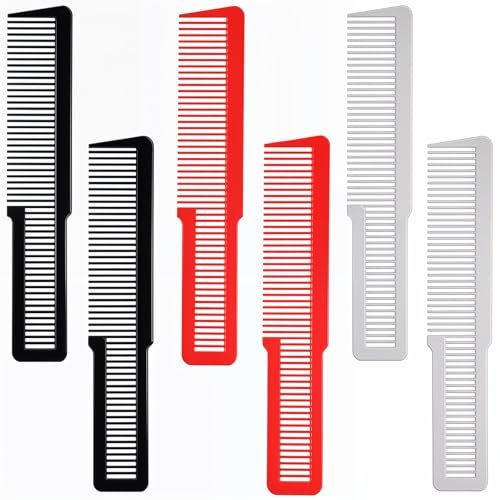 6Stück Haarkämme Kunststoff Kamm Stylisten Friseur Kamm Haarschneidekamm Kann zur Haarpflege für Männer und Frauen Verwendet Werden Taschen Haar Kamm Haarschneidekamm Friseur