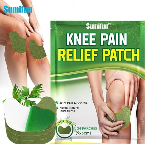 Lot de 24 patchs chauffants pour soulager la douleur au niveau des genoux, mains, coudes, épaules, patch d'absinthe Patch thermique Moxibustion Ingrédients naturels Effet Chaleur