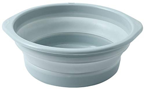 Breeshy Pelle Portable Pliable Bassin Tourisme Pelle en Plein Air Pêche Camping Voiture Bleu