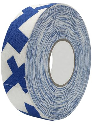 YUPZAR Nastro Hockey su Ghiaccio Antiscivolo 2,5cm x 25m, Nastro Tessuto Sportivo Impermeabile Impugnatura per Hockey Racchetta Tennis Golf Badminton Baseball Manubrio Mazza