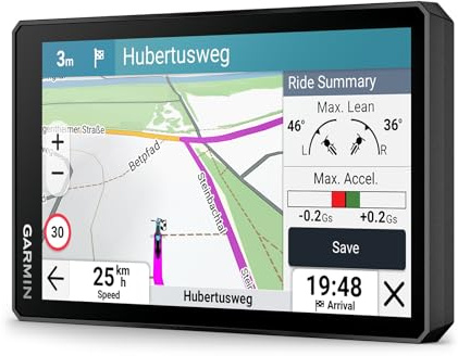 Garmin zūmo XT3-6-Zoll, Motorrad-Navi, HD-Farbdisplay, Satellitenbilder, Michelin-Strecken, vorinstallierte EU-Karte, Schräglagenanzeige, Verkehrs- und Wetteranzeige, Lap Time Übersicht
