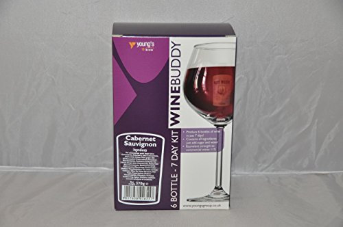 Youngs Wine Buddy Cabernet Sauvignon Wine Making Kit - Makes 6 Bottles!