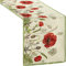 Sander Tischläufer Poppy Meadow Gobelin rot-Natur Größe 32x96 cm