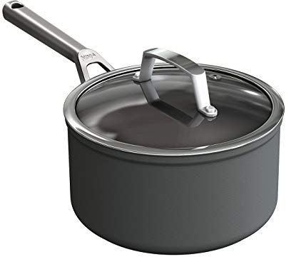 Ninja Foodi ZEROSTICK Saucepan 16 cm, Hard Anodized Aluminium, Non-Stick Coating, Induction Compatible, Dishwasher Safe