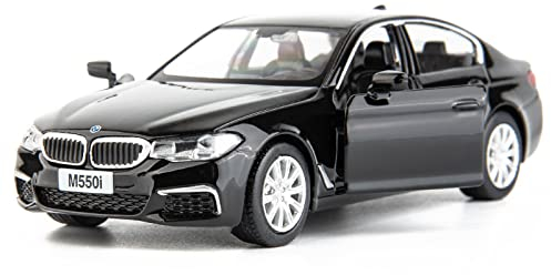 RMZ City BMW M550i Car Model 1:36 Diecasting Alloy Toy Car, Pull Back Vehicles Toy Car for Toddlers Kids Boys Girls Gift Black
