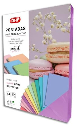 Lot de 100 couvertures de reliure en polypropylène 0,45 mm d'épaisseur Format A4 Violet pastel