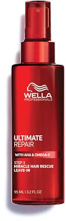 Wella Professionals ULTIMATE REPAIR Miracle Hair Rescue for Damaged Hair | Luxury Leave-In Treatment | Long-Lasting Repair & Protection | For All Hair Types | 3.2 Fl Oz - Packaging May Vary