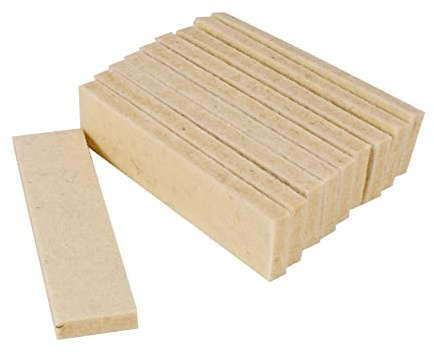 FutureHight Pastillas de freno de bicicleta de ÜBung de fieltro de lana de resistencia para pastillas de freno giratorias de bicicleta de repuesto