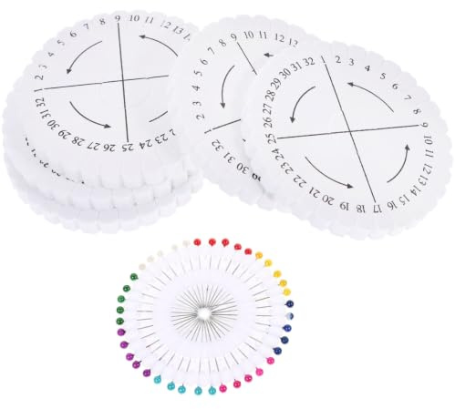 Gadpiparty Kumihimo Disk Foam Braiding Plate with Positioning Pins for Safe and Precise Bracelet and Necklace Making in Handmade Weaving Crafts Random Color
