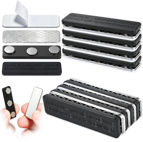 8 Pairs Magnetic Curtain Closure, Blackout Blinds Clips Accessory for Window Blinds Curtains, Adhesive Curtain Magnets Clips for Blackout Curtains(8PCS)