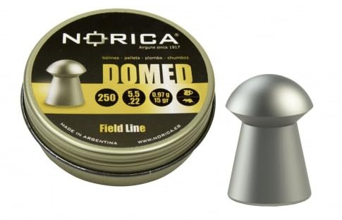 Bultar Norica Domed Field Line 4,5 mm/.177 mätare [metallgängad burk med 250 st]