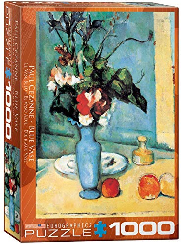 EuroGraphics Blue Vase by Cezanne 1000 Piece Puzzle