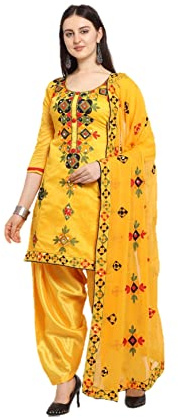 Salwar Kameez kostymset för kvinnor redo att bära plus size indisk punjabi-klänning patiala festkläder klänning för kvinnor