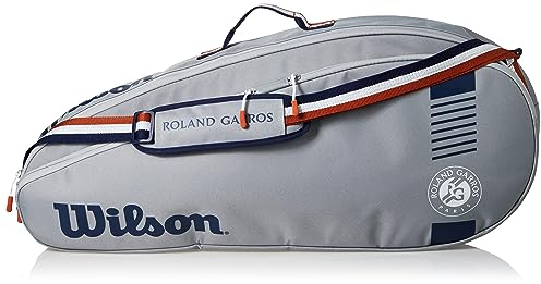 Wilson Tennis-Schlägertasche Roland Garros Team, Für bis zu 3 Schläger, Polyester