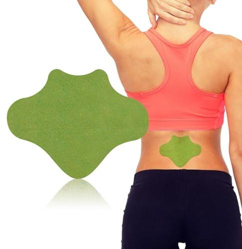 Parches para aliviar el dolor de espalda iShanCare, Parches de calor a base de hierbas naturales, 8 horas de calentamiento profundo para espalda, cuello, rodilla, hombros, 24 unidades