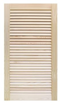 Onlywood Persiane per finestre da esterno in Legno di Pino Naturale Massello Dimensioni 600 x 1000 h. cm – Massima resistenza all’umidità e agli agenti Atmosferici