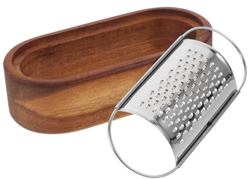 TOYANDONA Grattugia a Paletta in Acciaio Inox per Formaggio e Verdure, Utensile da Cucina Multifunzione senza Manico, Taglia Patate e Cetrioli, per Uso Domestico e Campeggio