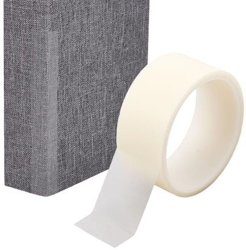 GORGECRAFT 20 m x 40 mm transparent bokreparationstejp självhäftande starkt töjbar för bokbindning arkivering reparation och bibliotekstillbehör för att förstärka skydda inbunden och reparera