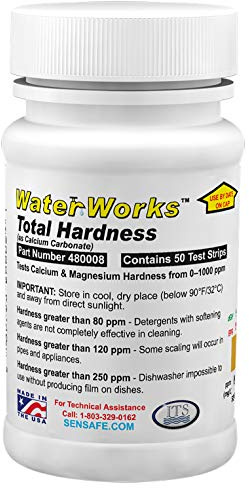 Waterworks - Strisce test durezza acqua Total Hardness (50 strisce)