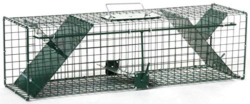 TODOPETS Jaula TRAPA Pintada 2 Puertas 61X18X18