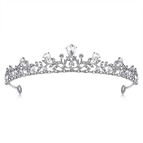 Lovelyshop Crystal Wedding Tiara for Bride, Prom & Formal | Royal systal, Alloy, for Teen & Adult