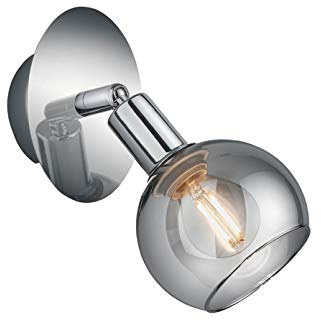 Reality Leuchten Brest Faretto da Parete, Cromato