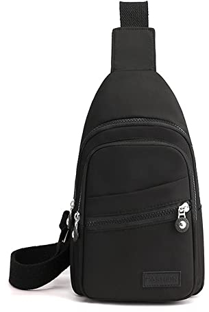 Long Keeper Anti-Diebstahl Brusttasche für Damen Herren - Sling Bag Crossbody Bag Leichte Umhängetasche Gym Daypack zum Wandern Radfahren Reisen Outdoor