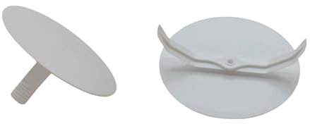 O4L Federdeckel, weiß, rund, Ø 72 mm, für Ø 60 mm Unterputzdosen, 30 Stück