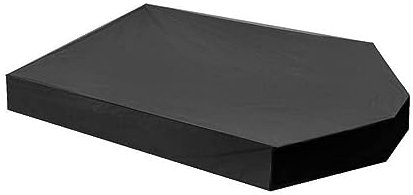 Sandkastenabdeckung, Bootsform Oxford Stoff Sandkasten Baldachin wasserdichtes Sandkastenbeckenabdeckung Anti -UV -Schutz