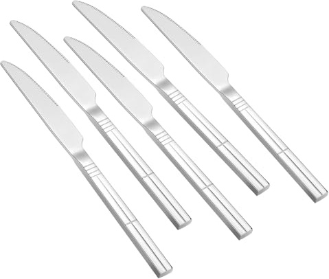 Saedy Set of 12 Dinner Knives, Stainless Steel Table Knife Set