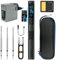 Kit Soldador Portátil,HS-02B 100W 2s Calentamiento Rápido, 212-842℉, 3-Grupos de Temperatura Preestablecida, 3 Puntas de Soldadura, Lápiz Soldador Digital Inteligente Herramienta Para Reparaciones.
