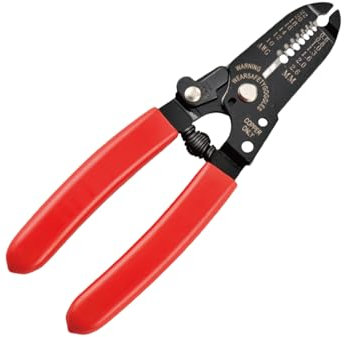 Pinza spelafili multiuso per elettricisti, pinza crimpatrice in acciaio al carbonio, strumento per un lavoro elettrico efficiente
